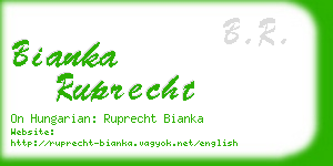 bianka ruprecht business card